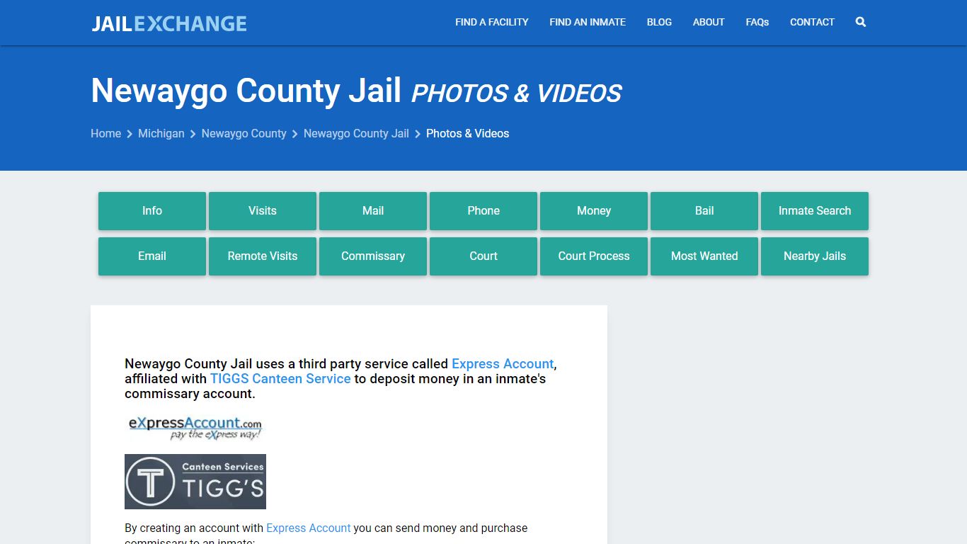 Photos & Videos - Newaygo County Jail, MI - Jail Exchange